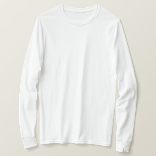 witte vlakte t-shirt (Design voorkant)