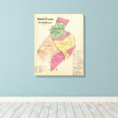 Witte vlakten, sloppenwijken canvas afdruk (Insitu (Houten vloer))