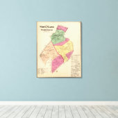 Witte vlakten, sloppenwijken canvas afdruk (Insitu (Houten vloer))