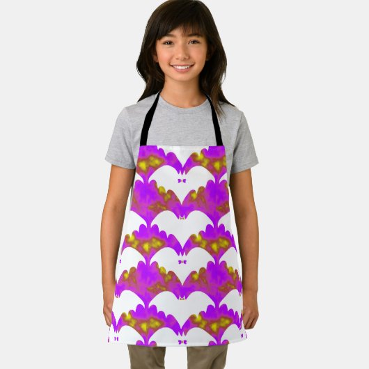 Witte vleermuizen en roze zwengelen schort (Insitu)