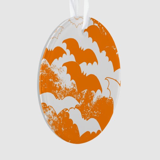 Witte vleermuizen in het Sinaasappel Ornament (voorkant)