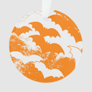 Witte vleermuizen in het Sinaasappel Ornament
