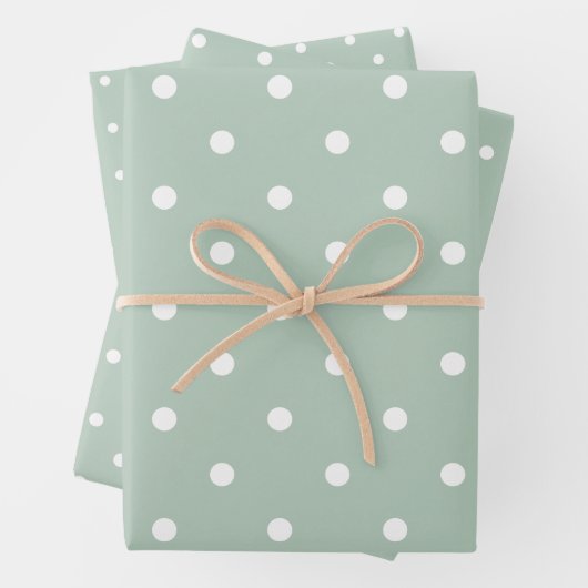 Witte Vlek Groene Partij Inpakpapier Vel (In situ)