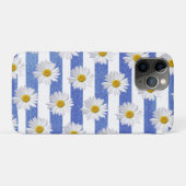 witte vlek op blauwe strepen Case-Mate iPhone case (Achterkant (horizontaal))