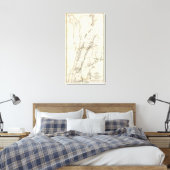 Witte vlekken en wapens canvas afdruk (Insitu (Slaapkamer))