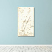 Witte vlekken en wapens canvas afdruk (Insitu (Houten vloer))