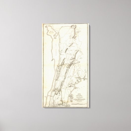 Witte vlekken en wapens canvas afdruk (Voorkant)