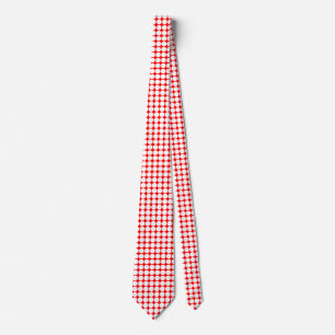 Witte vlekken - Rood Stropdas