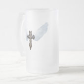 witte vleugelkruis Mok (Voorkant links)