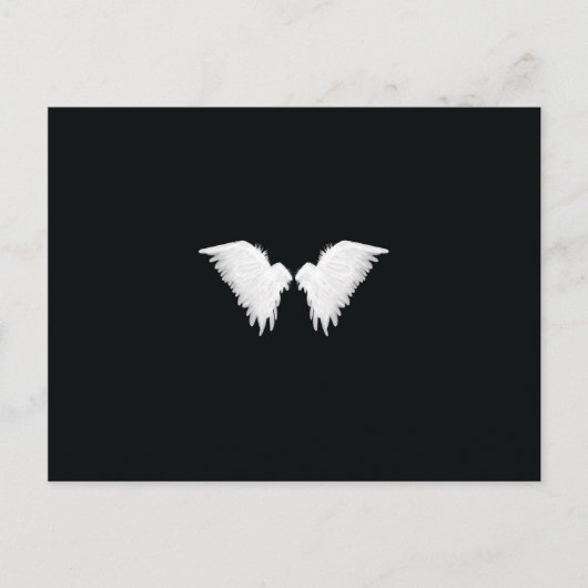 Witte Vleugels Ansichtkaart Briefkaart (Voorkant)