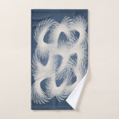 Witte vliegende veren bad handdoek (Handdoek)