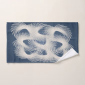 Witte vliegende veren bad handdoek (Handdoek)