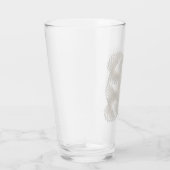 Witte vliegende veren glas (Rechts)