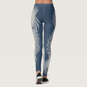 Witte vliegende veren leggings (Achterkant)