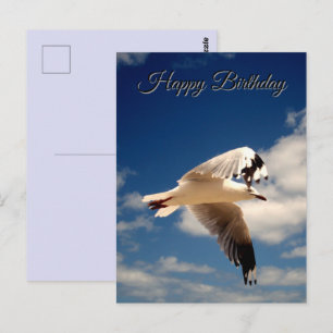 Witte Vliegende Zeemeeuw, Verjaardagskaart Briefkaart