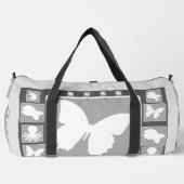 Witte vlinder All Purpose Travel Gym Weekend Plunjezak (Voorkant)
