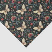 Witte Vlinder Elegantie Tissuepapier (Detail)