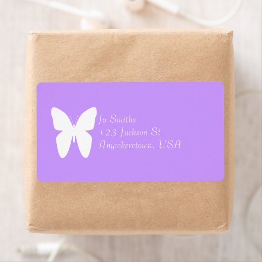 Witte vlinder etiket (Insitu)