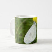 Witte vlinder Mok (Voorkant links)