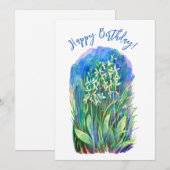 Witte vlinder orchidee lente bloem (Voorkant / Achterkant)