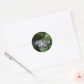 Witte vlinder Stickers (Envelop)