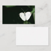 witte vlinder visitekaartje (Voorkant / Achterkant)