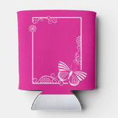  witte vlinderkoeler - Fuschia Blikjeskoeler (Achterkant)