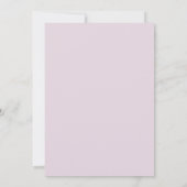 Witte vlinders en roze vrijgezellenfeest kaart (Achterkant)