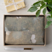 witte vlinders en vliegende duiven tissuepapier (Geschenk)