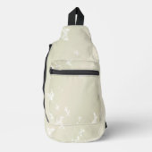 Witte Vlinders Sling Bag (Voorkant)