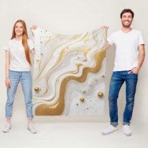 Witte vloeistof en met druppels en gouden glitter