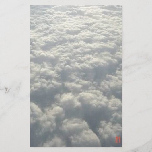 WITTE VLOEISTOFFEN BRIEFPAPIER (Voorkant)