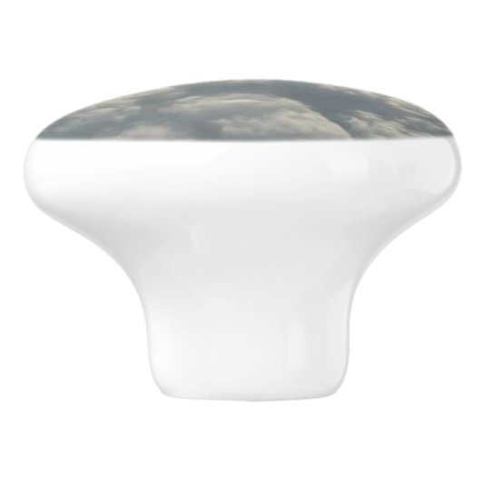 WITTE VLOEISTOFFEN KERAMISCHE KNOP (Zijkant)