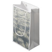 WITTE VLOEISTOFFEN KLEIN CADEAUZAKJE (Voorkant Gekanteld)