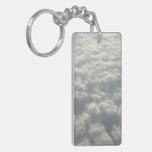 WITTE VLOEISTOFFEN SLEUTELHANGER (Voorkant Links)