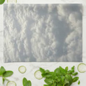 WITTE VLOEISTOFFEN THEEDOEK (Gevouwen)