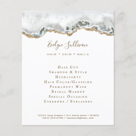 witte vloerbedekking flyer