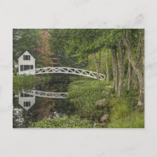 Witte voetbrug, Somesville, Mount Desert Briefkaart