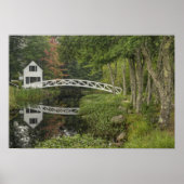 Witte voetbrug, Somesville, Mount Desert Poster (Voorkant)