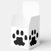 Witte voettekst afdrukken bedankdoosjes (Geopend)