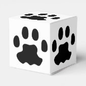 Witte voettekst afdrukken bedankdoosjes (Achterkant)