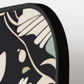 Witte vogel gepersonaliseerde pickleball paddle (Links Detail)