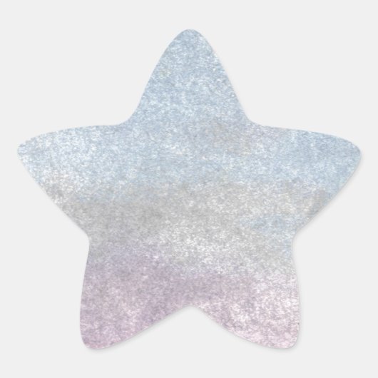 Witte vogel op strandzonsondergang ster sticker (Voorkant)