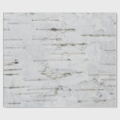 Witte vogel structuur cadeaupapier (Vlak)