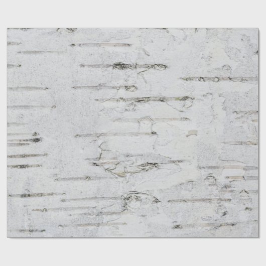 Witte vogel structuur cadeaupapier (Vlak)