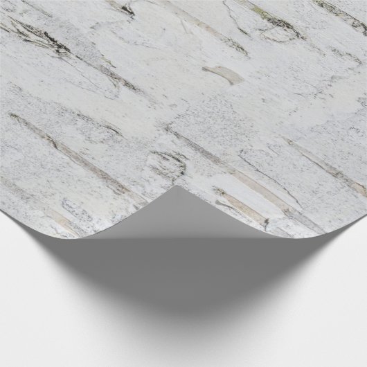 Witte vogel structuur cadeaupapier (Hoek)