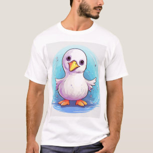 witte vogel t-shirt