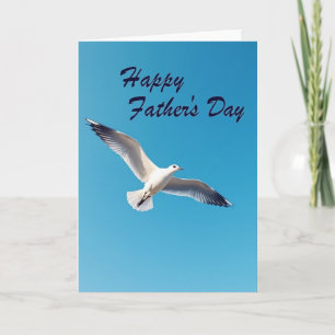 Witte Vogel Vaderdagkaart Kaart