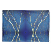 Witte vogelboom tegen blauwe hemel Abstract Kussensloop (Achterkant)