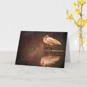 Witte vogelgriep in water kaart (Gele Bloem)
